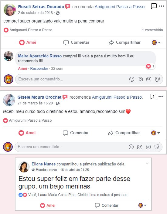 Depoimentos de alunos